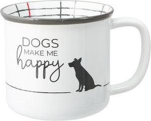Dogs Make Me Happy Mug