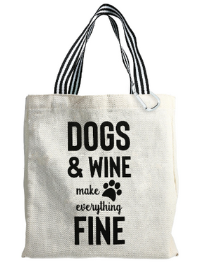 Dogs & Wine Tote