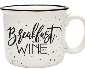 Breakfast Wine Camper Mug