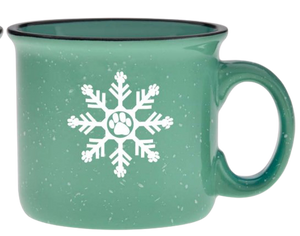 Snow Paw Camping Mug