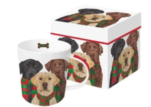 Limited Edition~ Merry Labradors Mug in a Gift Box