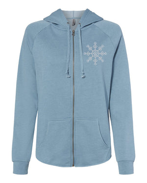 Snow Paw Rhine-Studded Full Zip Sweatshirts