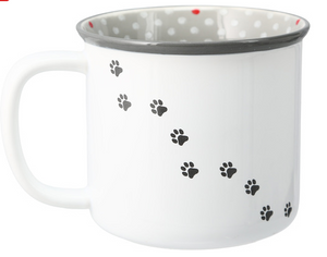 Home is Where the Paw Prints Lead To Mug