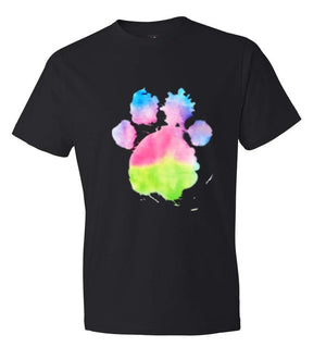 Watercolor Paw Print Tee