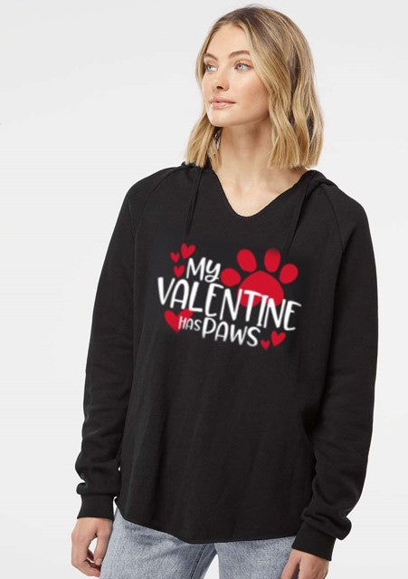 My Valentine Has Paws Long Sleeve Tee