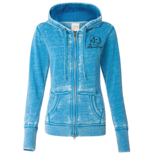 Dog Mother, Wine Lover Super Soft Full Zip Fleece