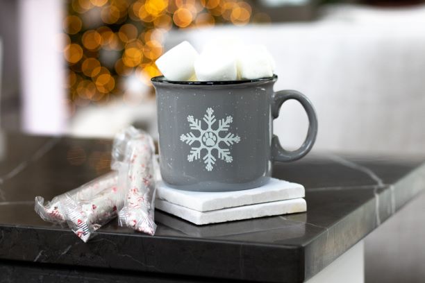 Snow Paw Camping Mug