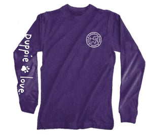 Puppie Love "Outdoors Pup" Long Sleeve Tees