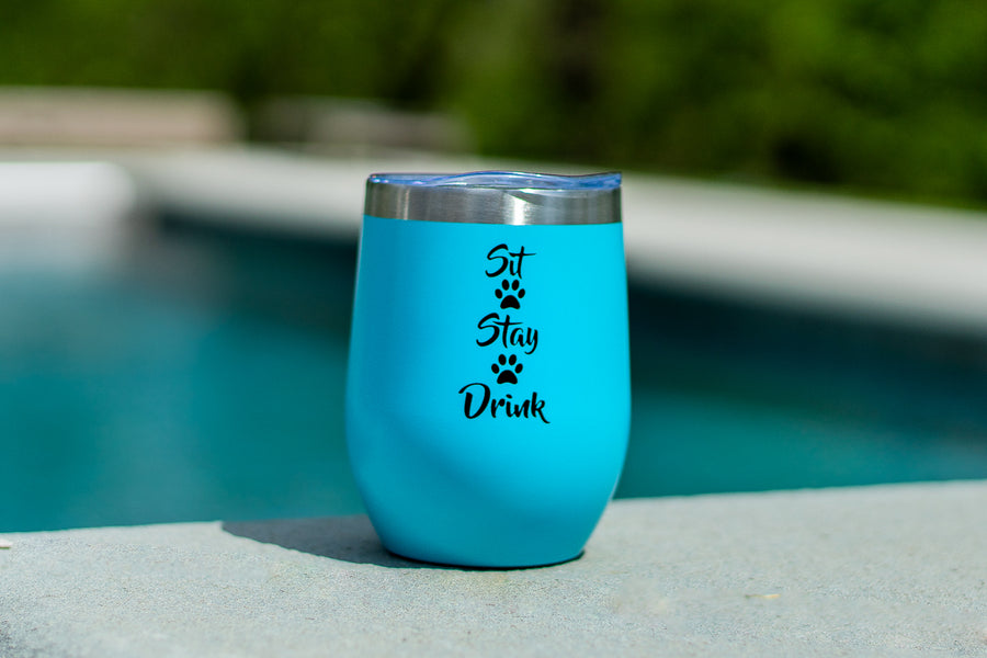 Sit-Stay-Drink Wine Tumbler